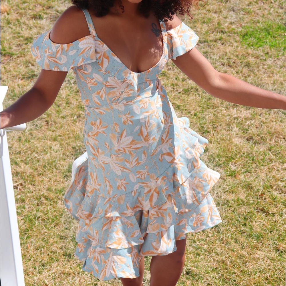 Floral mini dress(New) CyberMonday 24 hour sale